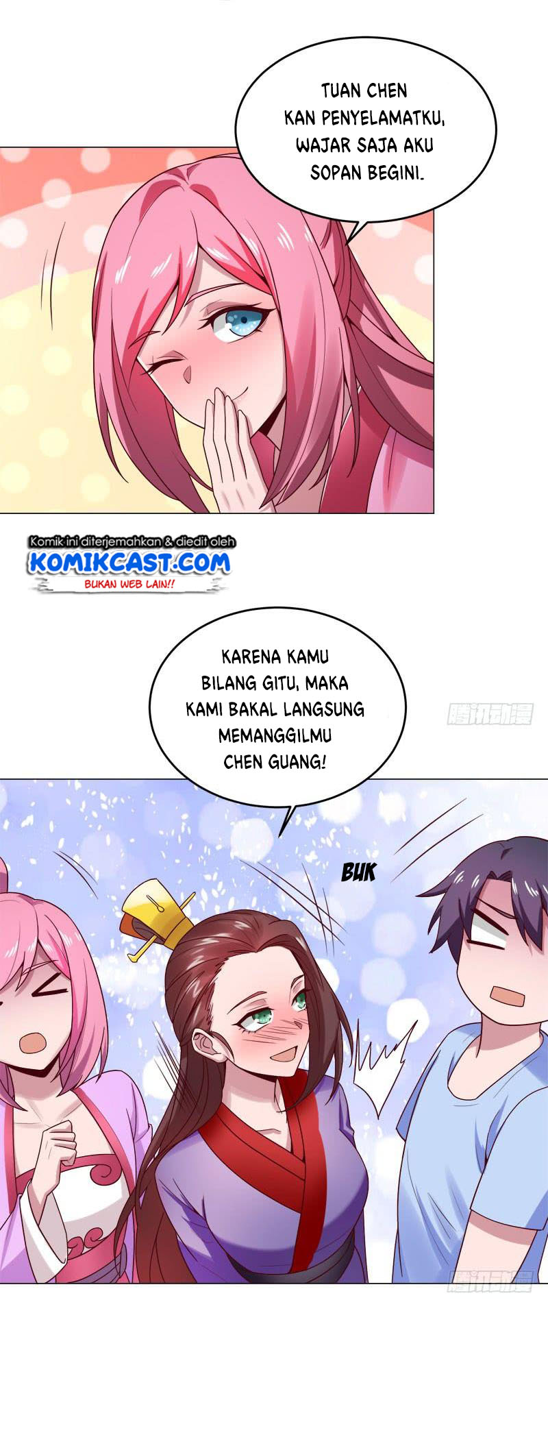 Carrying The Goddess Along Chapter 33 Gambar 5